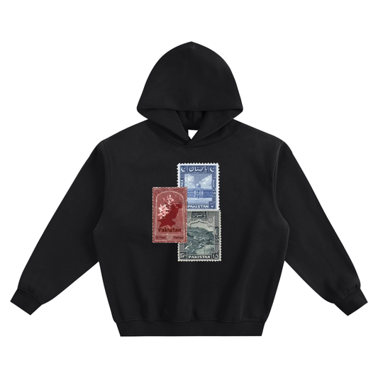 Pakistan Stamps Heavy Weight Hoodie