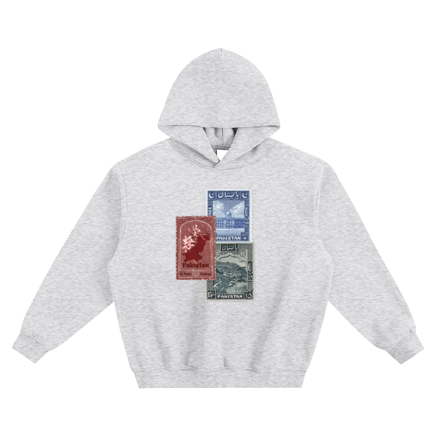 Pakistan Stamps Heavy Weight Hoodie